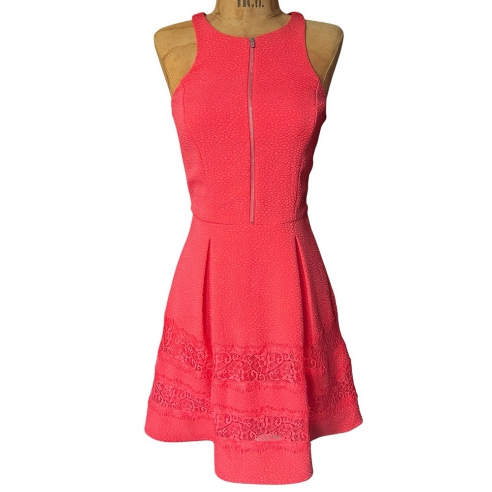 Express Coral Sleeveless Mini Dress Like New! Sz O